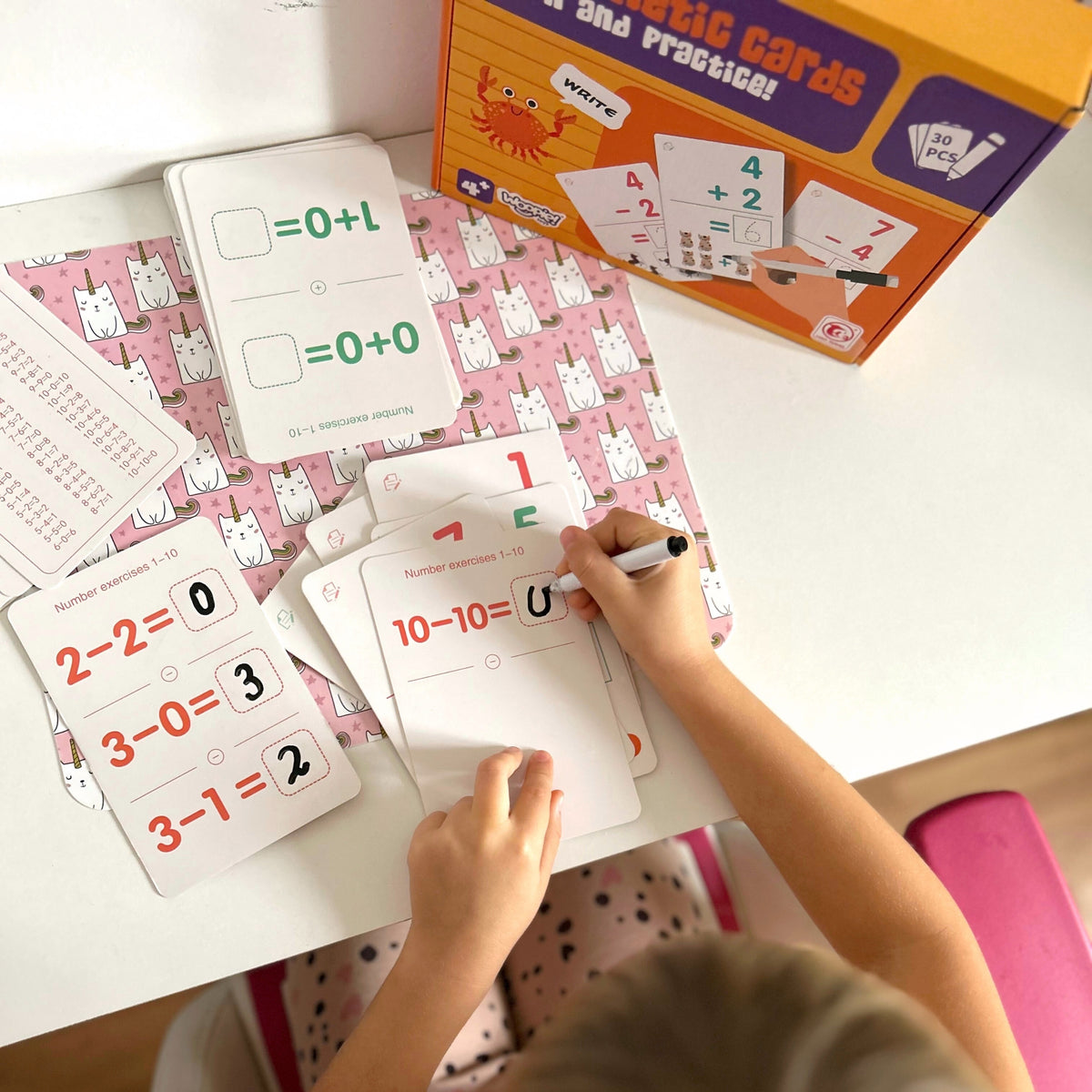 WOOPIE Lavinamosios Matematikos Kortelės Skaičiavimui 30 vnt.