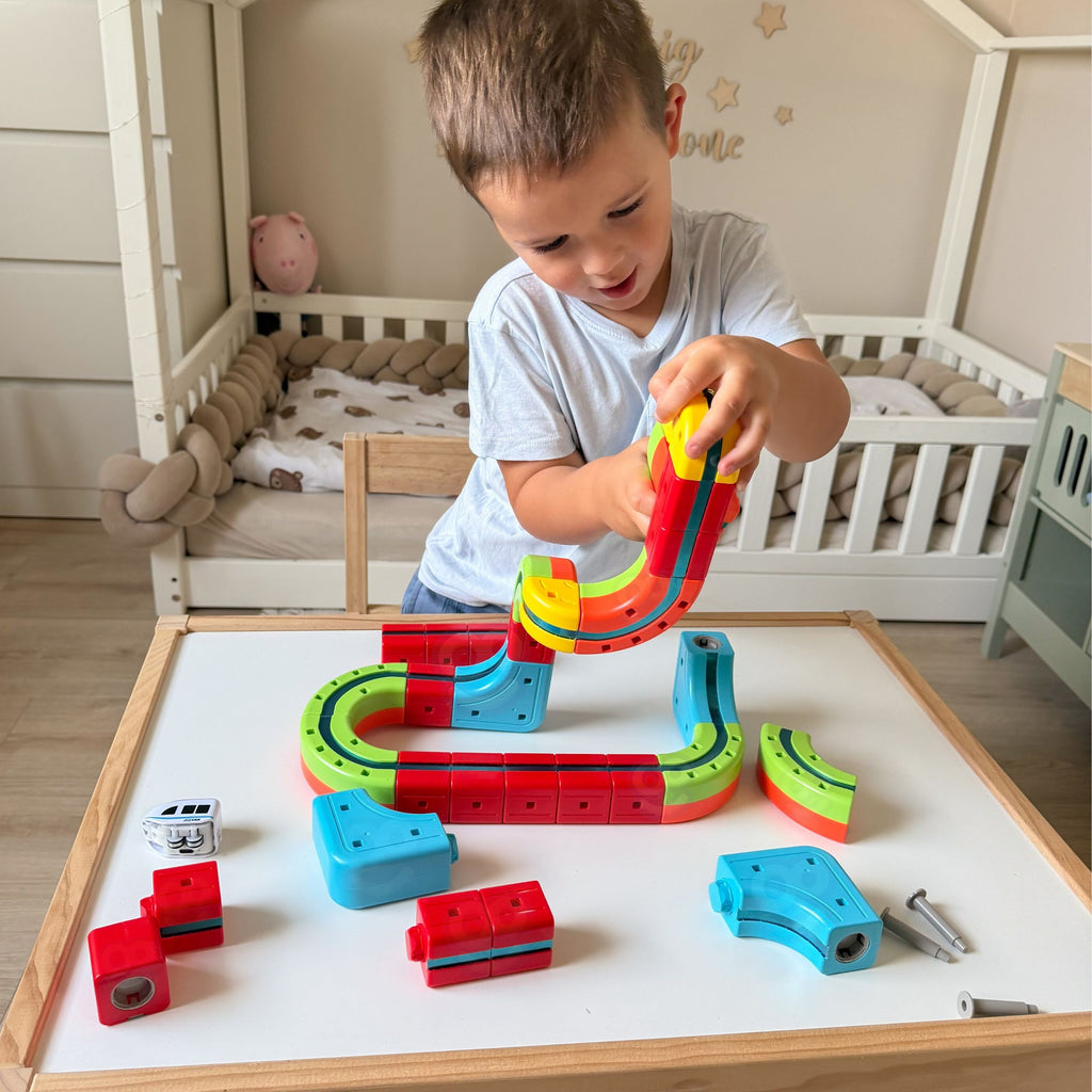 WOOPIE Magic Cube Traukinys su Antigravitaciniu Bėgiu, 32 dalys