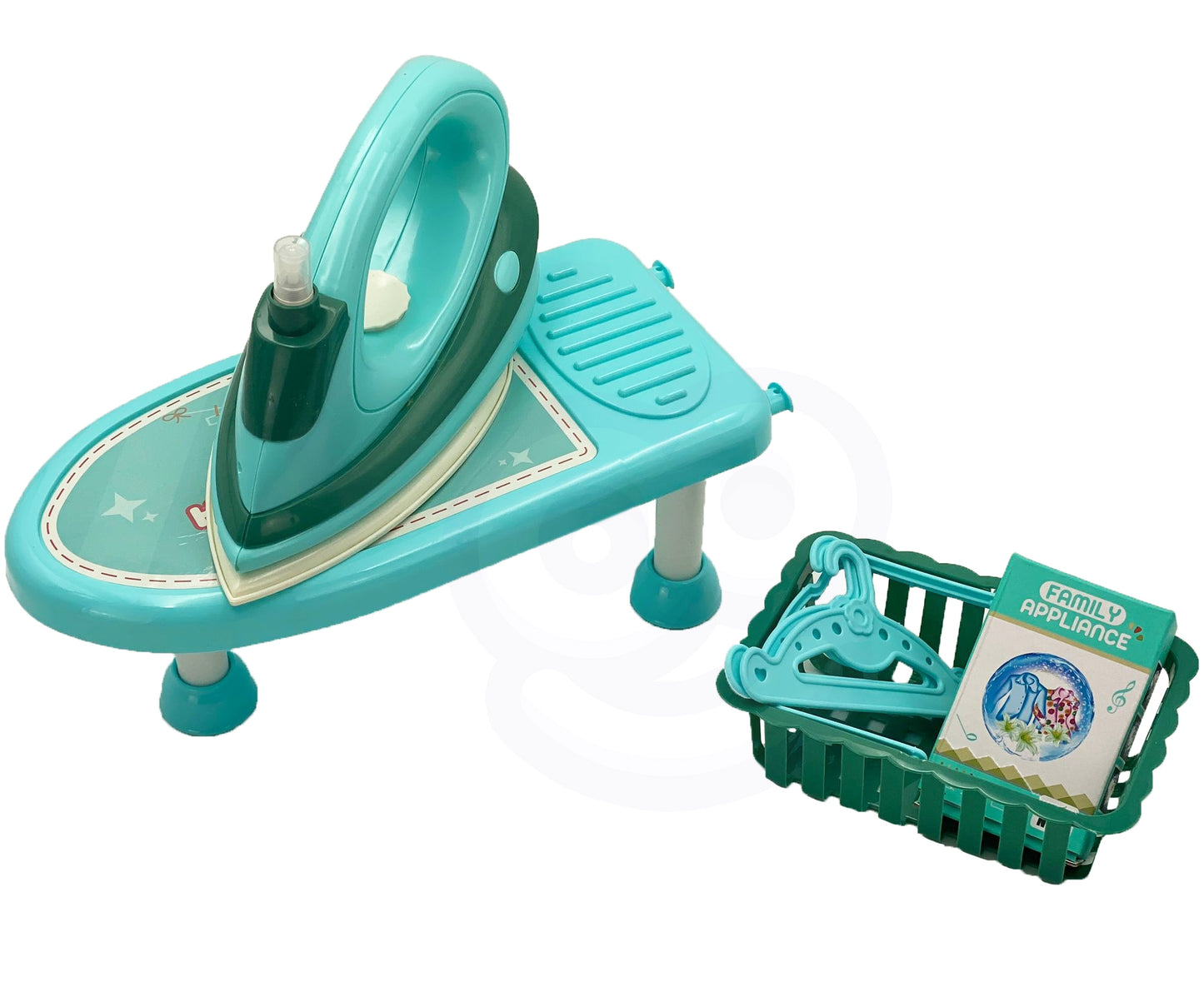 WOOPIE Lyginimo rinkinys 2in1: lenta, lygintuvas ir skalbinių krepšys, 6 el – vaizdas 2