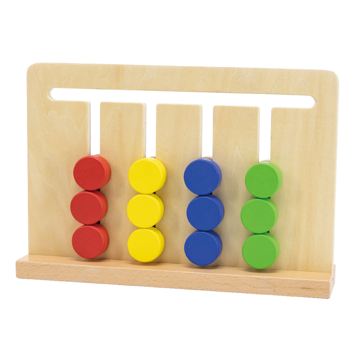 VIGA Montessori spalvų ir formų dėlionė vaikams nuo 3 m.