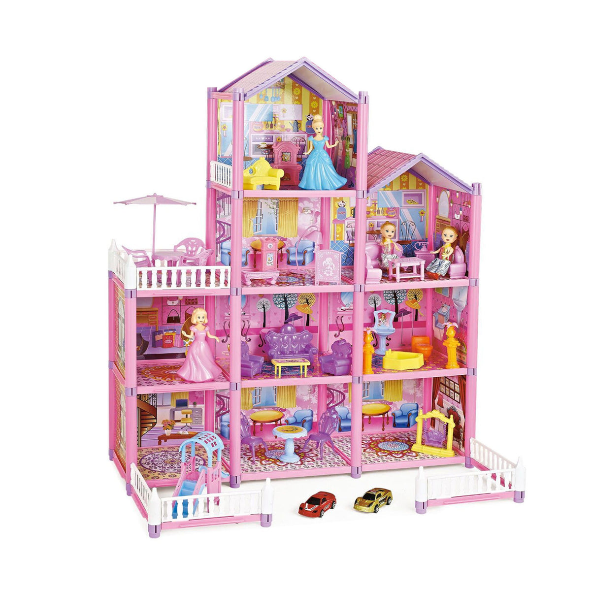 WOOPIE Mega Vila Lėlių Namas LOVELY HOUSE 194 dalys