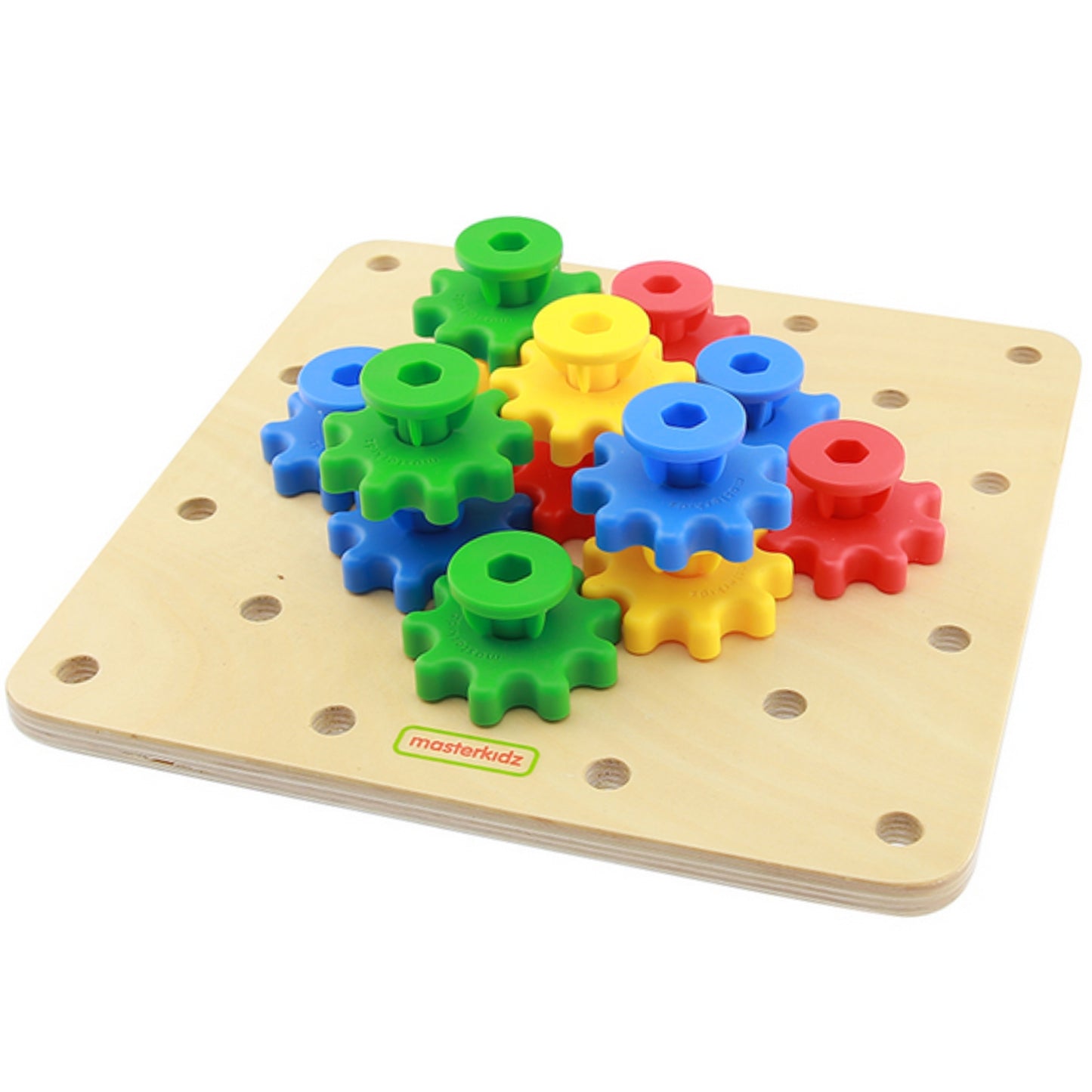 MASTERKIDZ Montessori krumpliaračių mechanizmo lentelė – konstruktorius