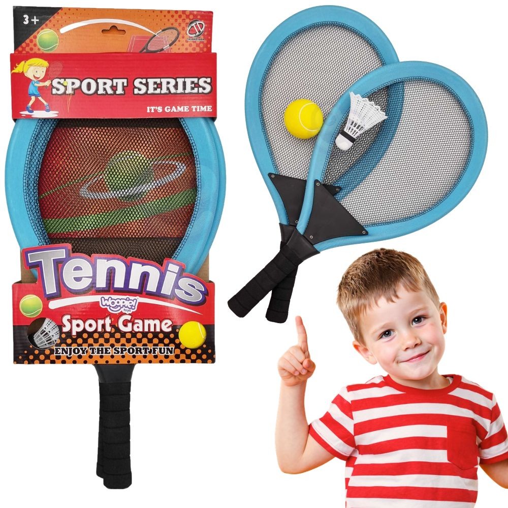 WOOPIE Raketių tenisui ir badmintonui rinkinys su kamuoliuku