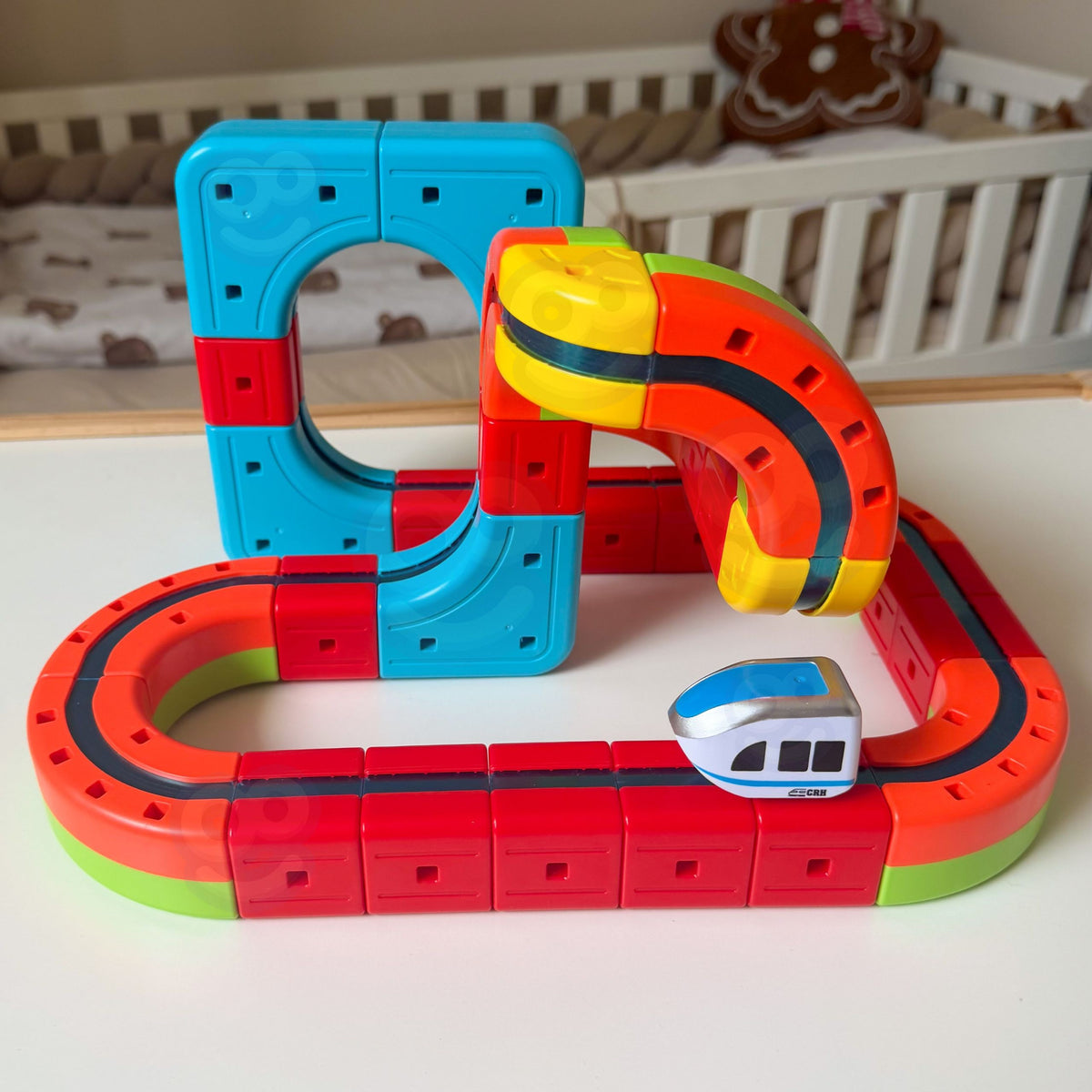 WOOPIE Magic Cube Traukinys su Antigravitaciniu Bėgiu, 32 dalys