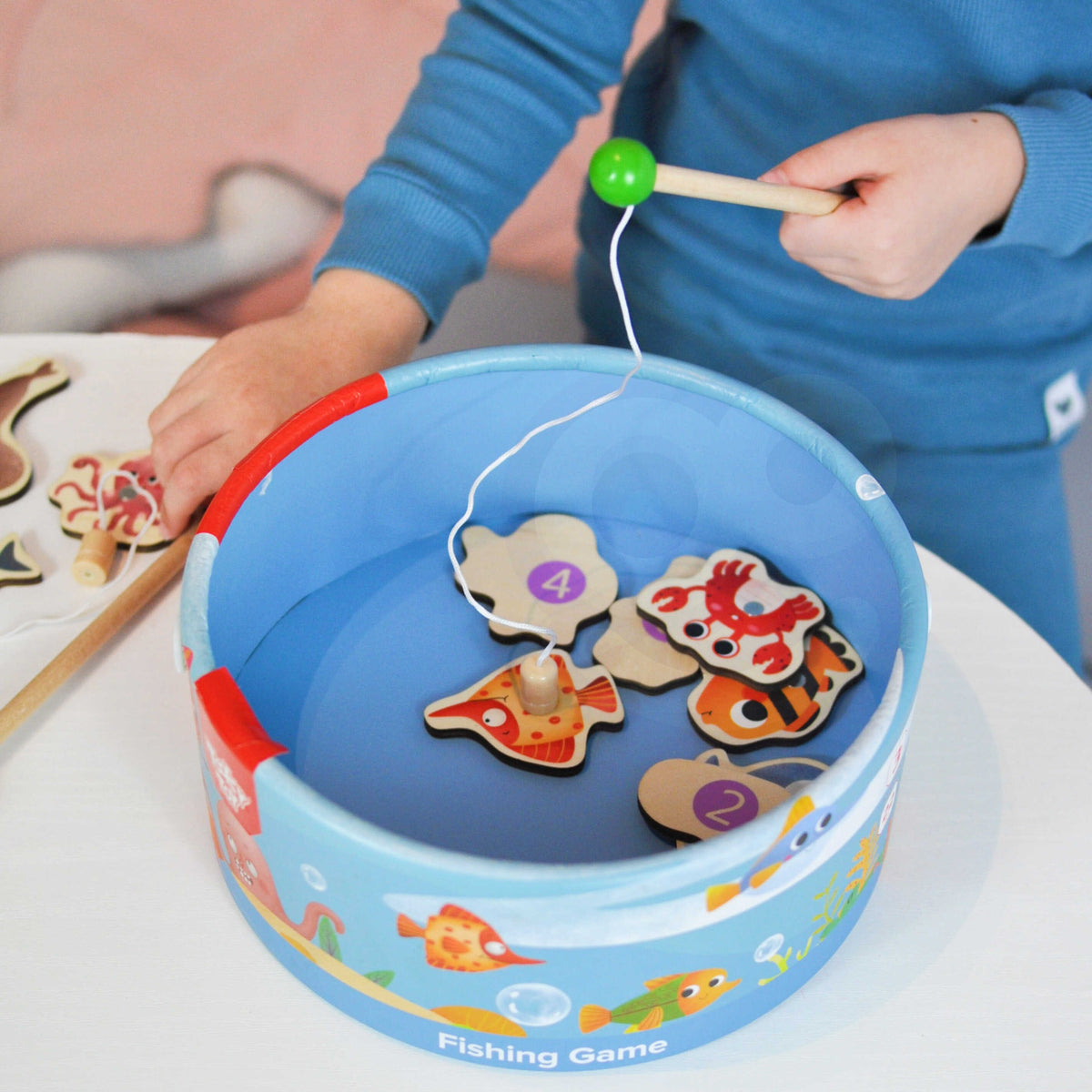 TOOKY TOY Žvejybos Žaidimas su Magnetinėmis Meškerėmis