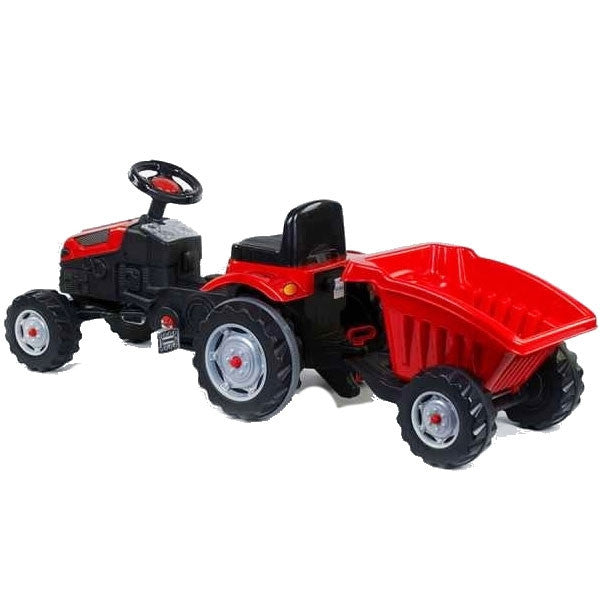 WOOPIE Farmer GoTrac MAXI Minamas Traktorius su Priekaba