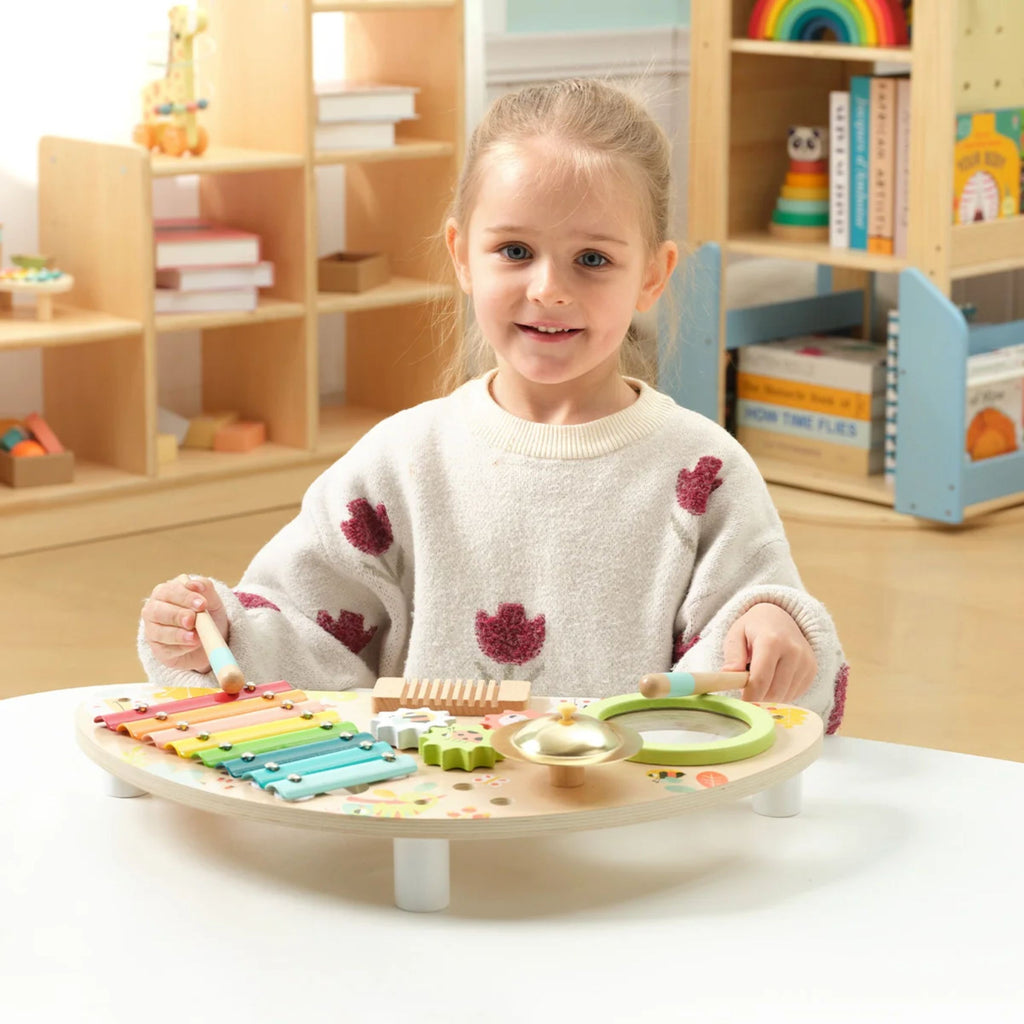 TOOKY TOY Daugiafunkcinis Muzikos Centras – Ksilofonas, Būgnas, Cimbolai