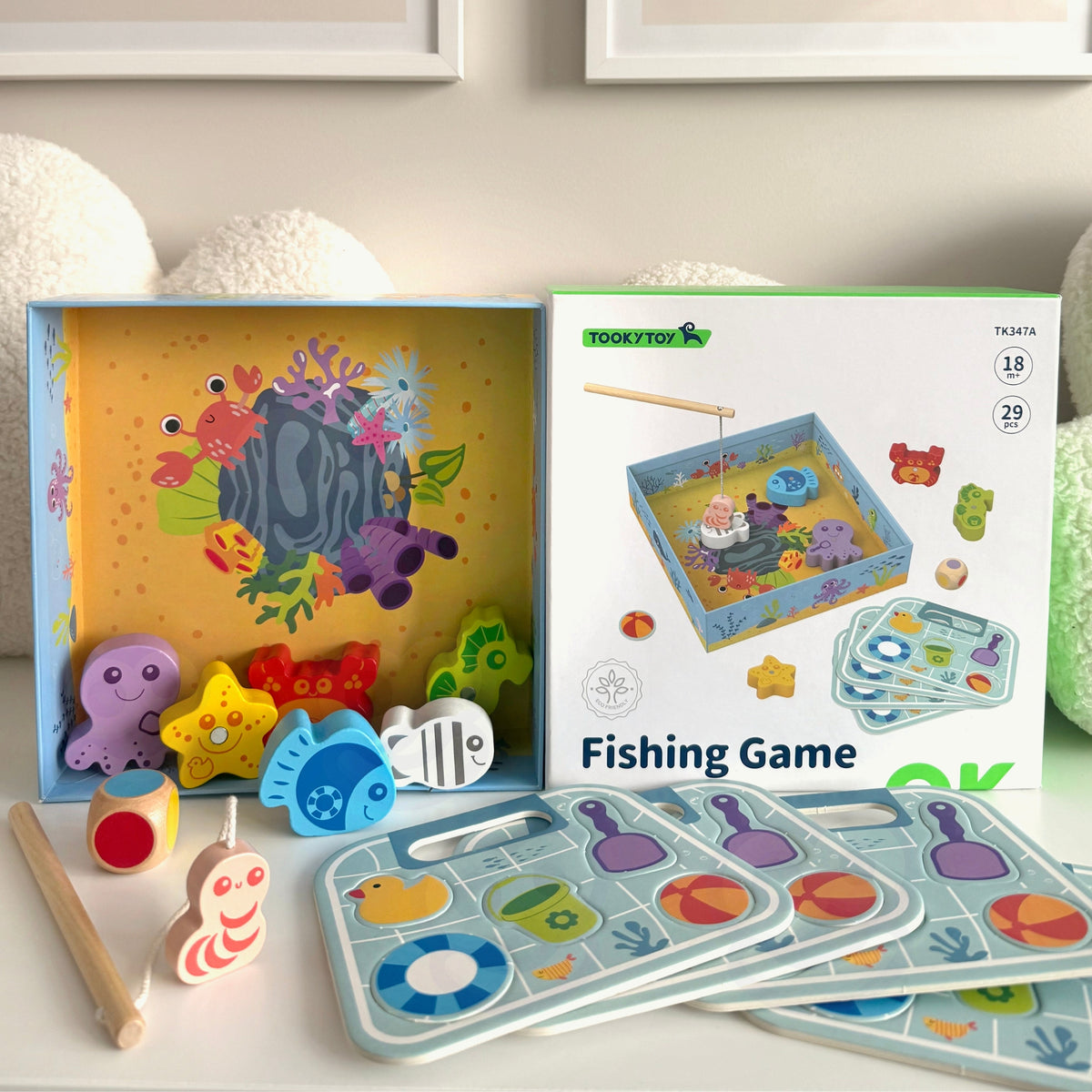 TOOKY TOY Žvejybos žaidimas – magnetinis vandenyno nuotykis