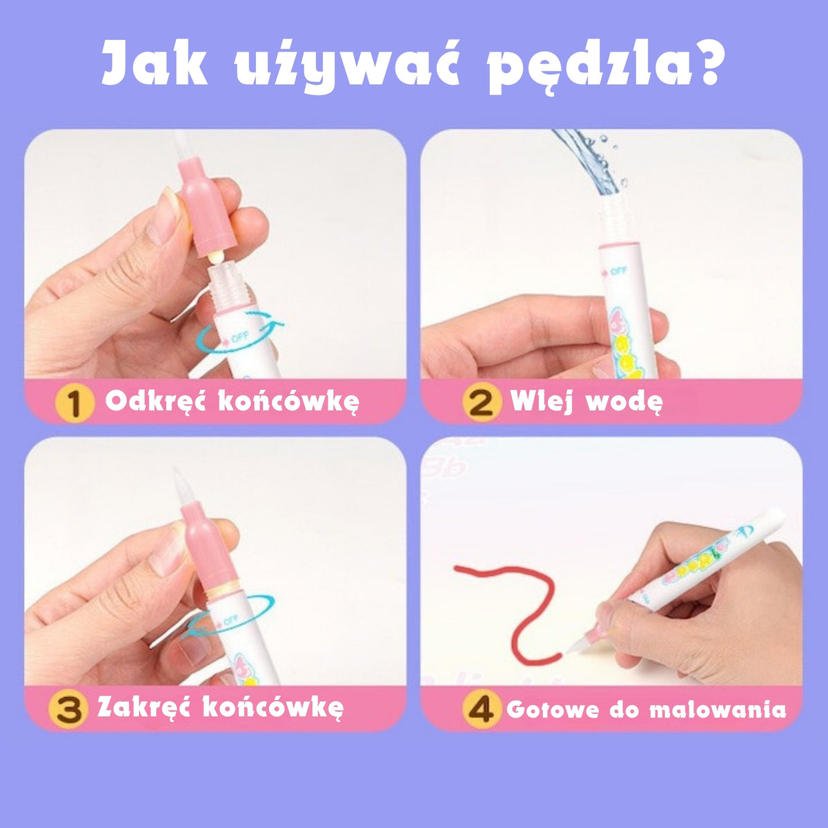 WOOPIE Vandeninis Piešimo Kilimėlis 2in1 XXL 100x70cm su UV Švytėjimu