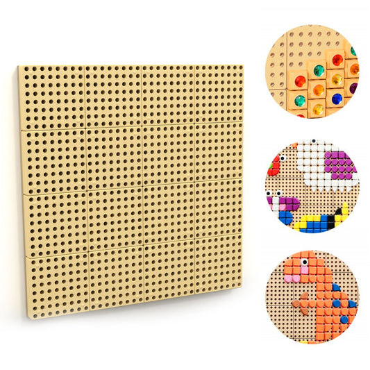 Masterkidz STEM Kūrybinė Mokslo Sienelė su Montavimo Plokšte 80x80cm