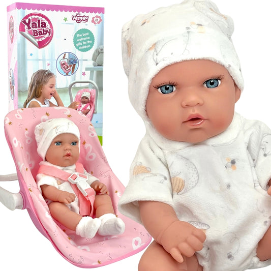 WOOPIE ROYAL Lėlės kūdikio rinkinys (30,5 cm) su rožine nešyne – pagrindinis vaizdas