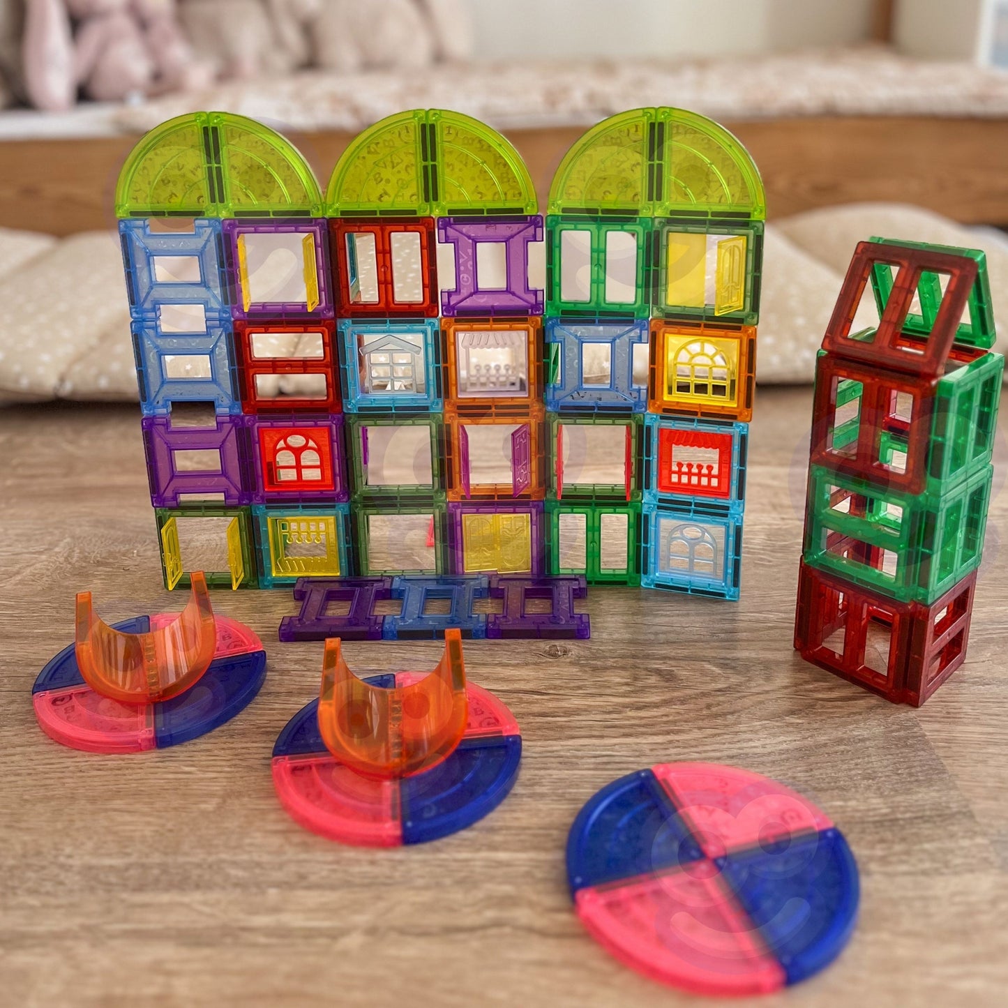 WOOPIE Magnetinis 3D Konstruktorius Pilis 100 vnt.