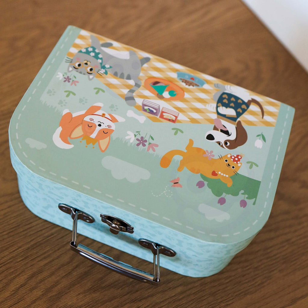 TOOKY TOY Medinis Pikniko Rinkinys su Lipduku Pusryčių Rinkiniu