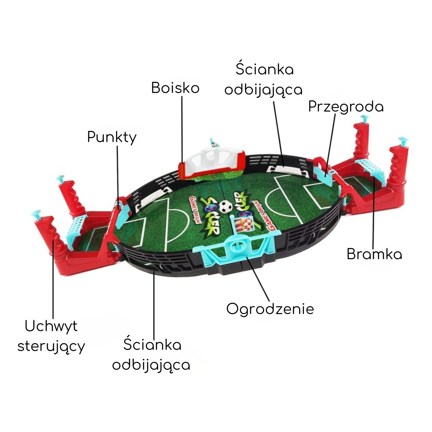WOOPIE Mini stalo futbolas 3+ – pagrindinis vaizdas