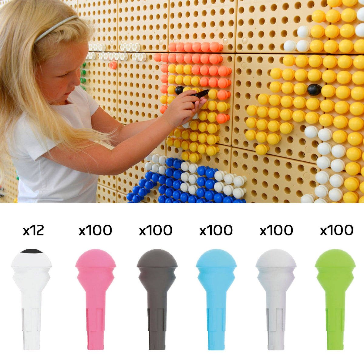 MASTERKIDZ STEM lentos kaiščiai 512 vnt., 6 spalvos