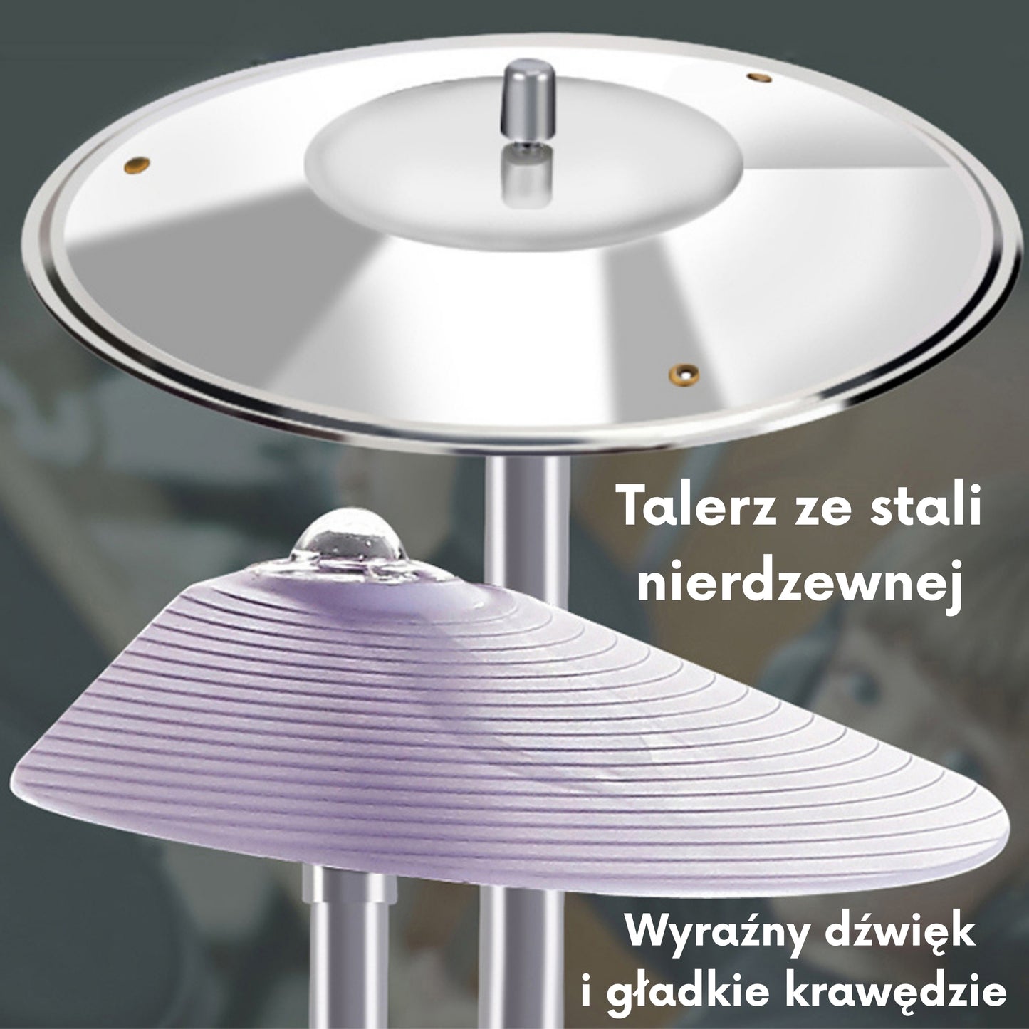 WOOPIE Edukacinis būgnų rinkinys, kėdutė ir komplektas – vaizdas 2