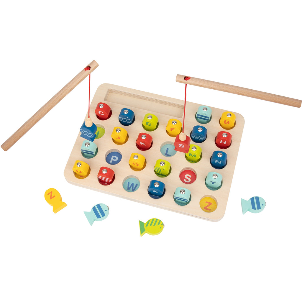 Tooky Toy Medinis Žvejybos Žaidimas su Raidėmis, 29 dalys