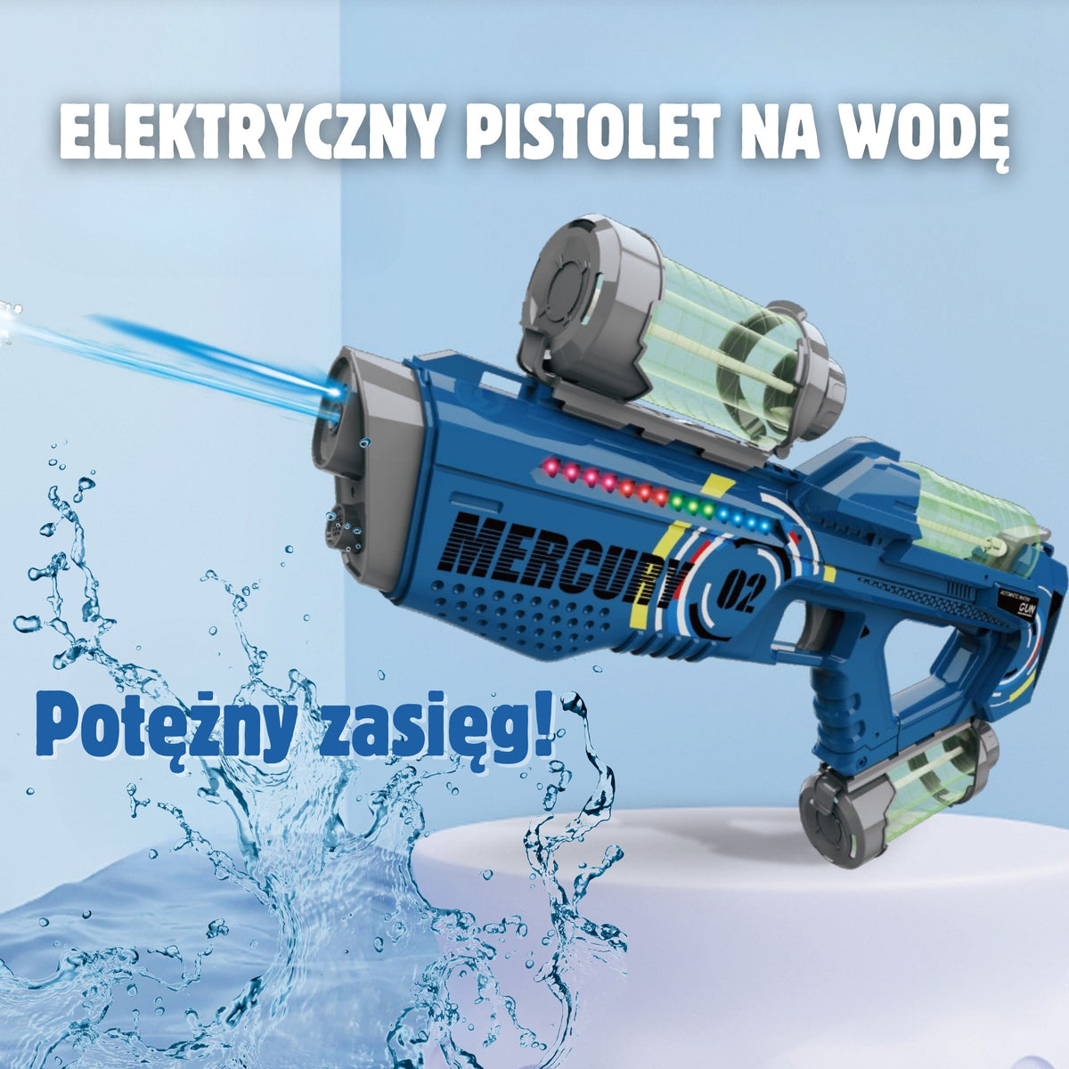 WOOPIE Elektrinis Vandens Pistoletas Mercury su Baterija