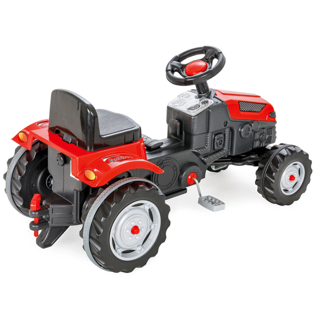 WOOPIE Traktorius su pedalais Farmer GoTrac, tylūs ratai – vaizdas 8