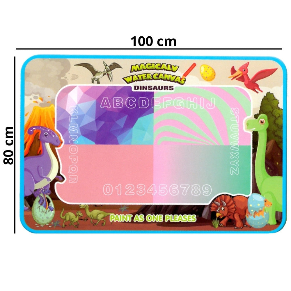 WOOPIE Magiškas Vandens Piešimo Kilimėlis XXL 100x80 cm su Antspaudais