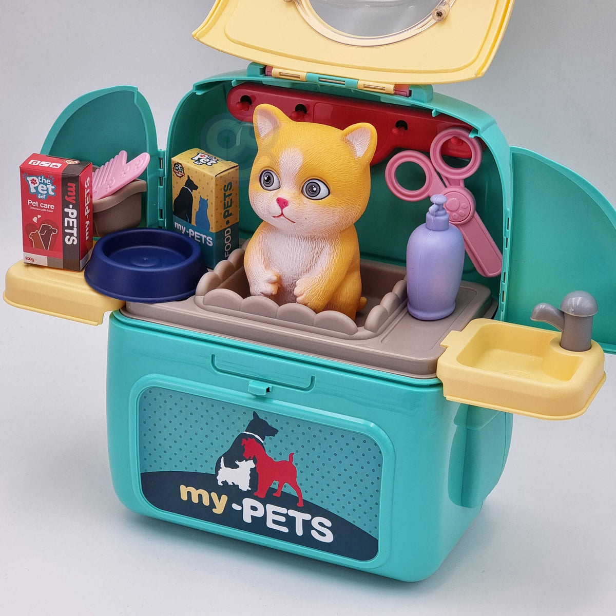 WOOPIE Katinuko grožio salonas 2 in 1 kuprinėje – nešiojamas rinkinys