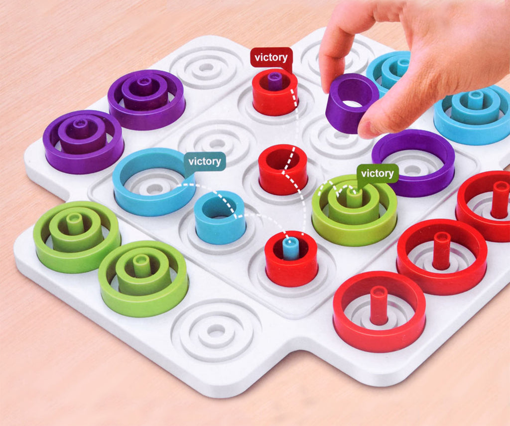 WOOPIE IQ Tic-Tac-Toe Pro – strateginis žaidimas 36 dalių
