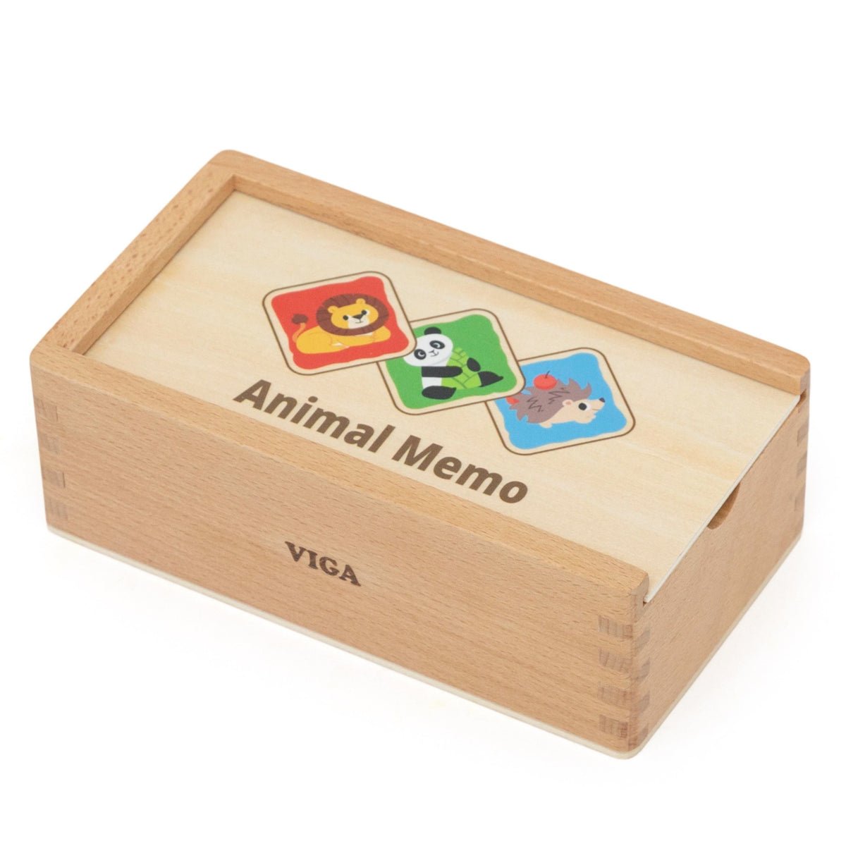 Viga Medinis Atminties Žaidimas Memo Gyvūnai Vaikams 3+