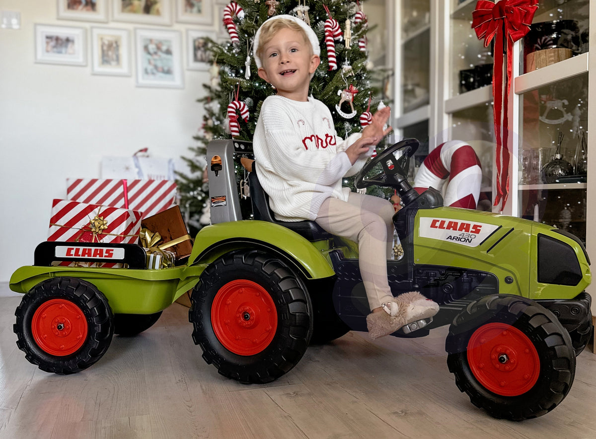 FALK Didelis minamas traktorius Claas su priekaba (nuo 3 metų) – vaizdas 4