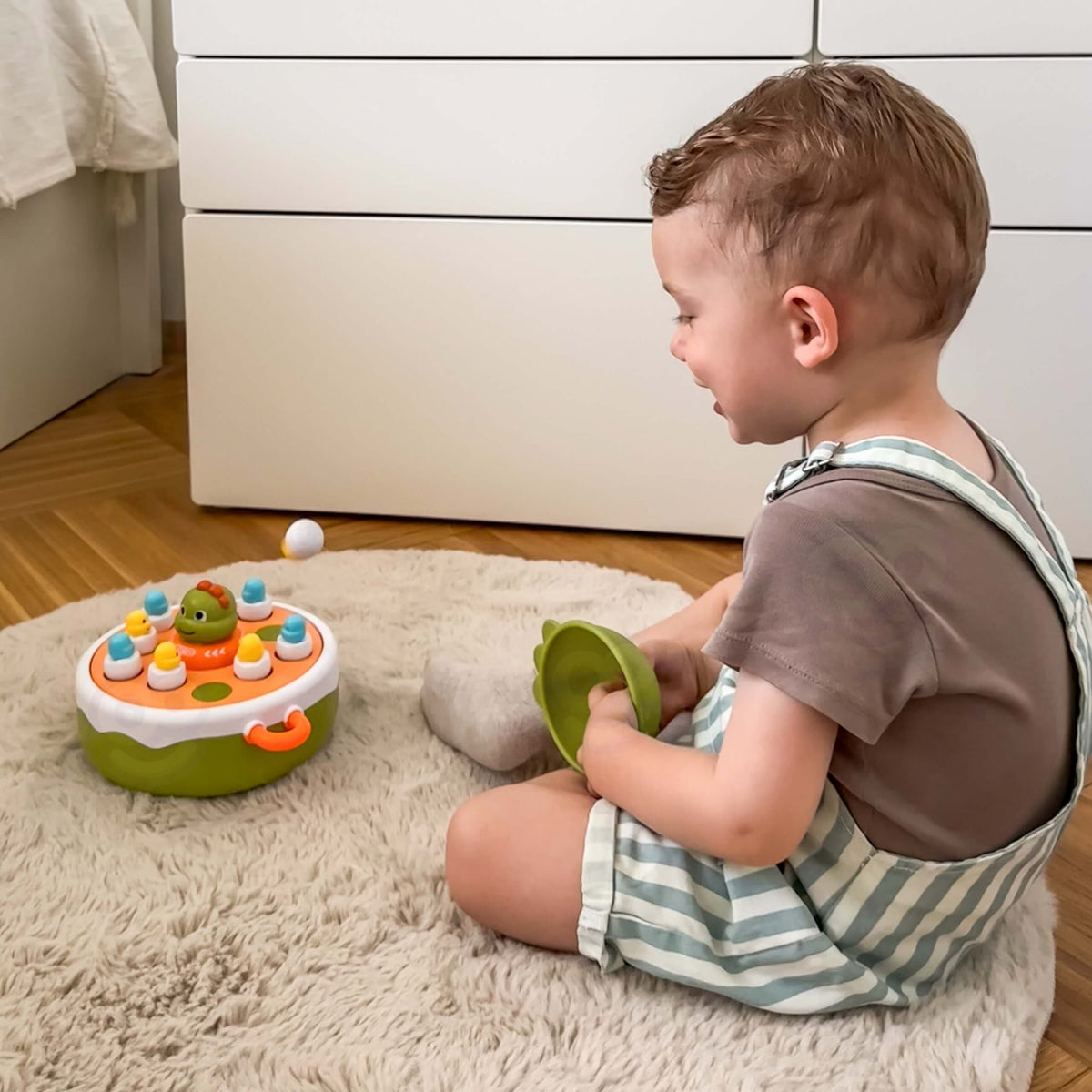 WOOPIE Dinozaurų Gaudymo Žaidimas 4in1 su Katapulta