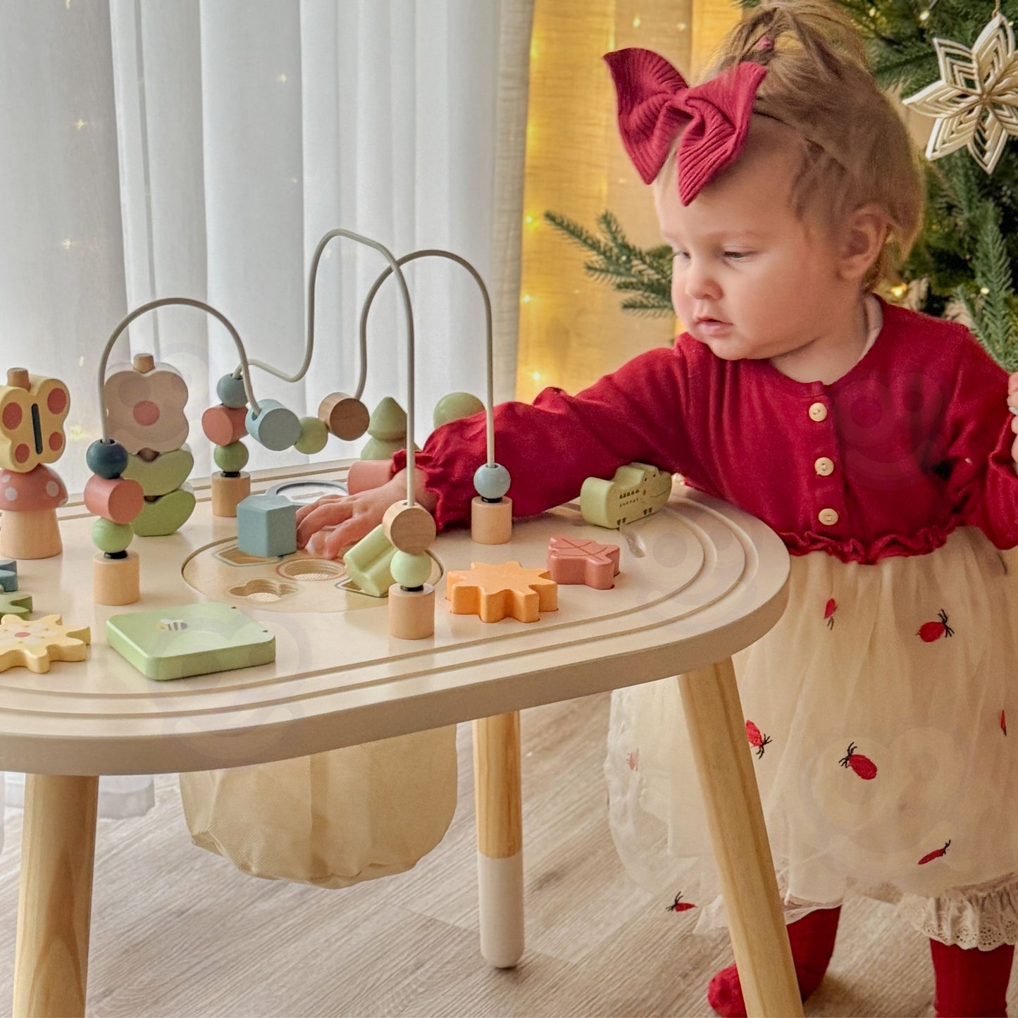 TOOKY TOY Medinis veiklos staliukas „Safari“ detalių vaizdas – vaizdas 5