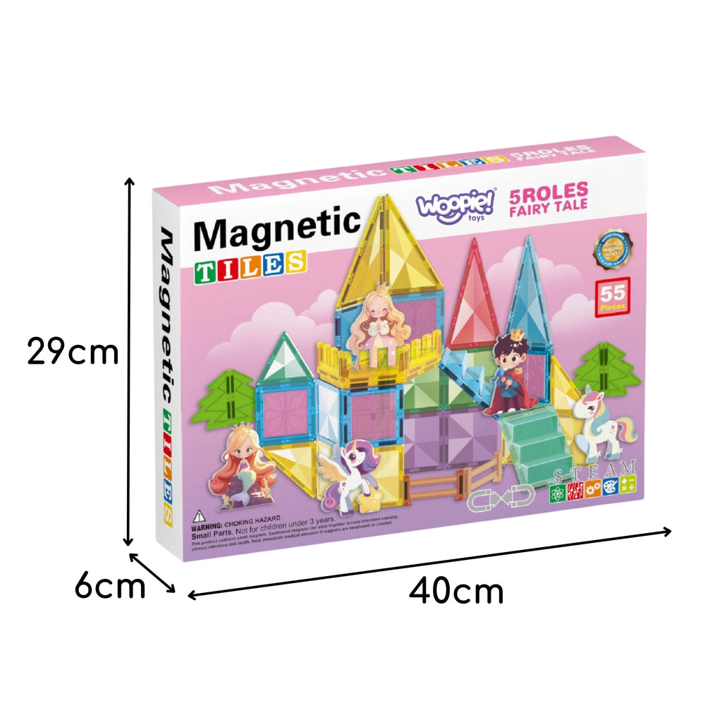 WOOPIE magnetinis konstruktorius Pasakų pilis, 55 vnt.
