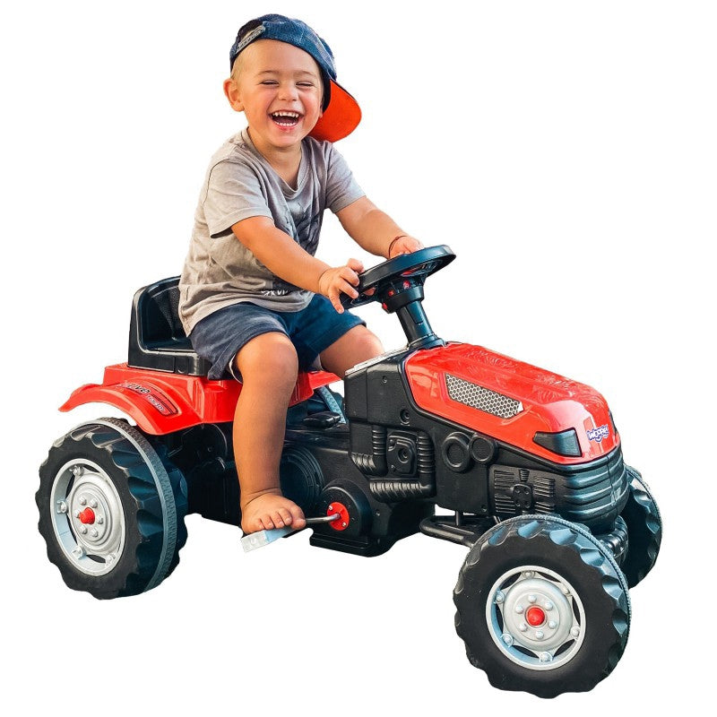 WOOPIE Traktorius su pedalais Farmer GoTrac, tylūs ratai – vaizdas 2
