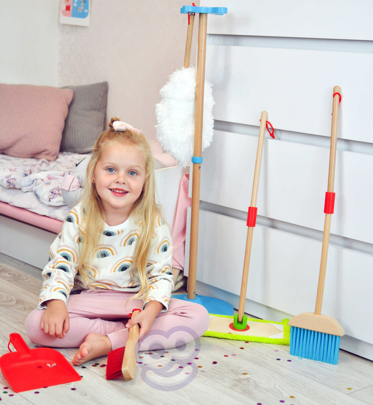 TOOKY TOY Medinis Valymo Rinkinys Vaikams 6 dalys