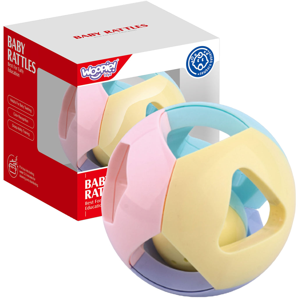 WOOPIE BABY Pastel barškutis-kramtukas kūdikiams 0m+