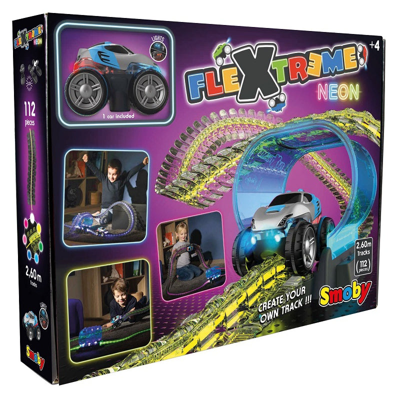 SMOBY Flextreme Neoninė automobilių trasa