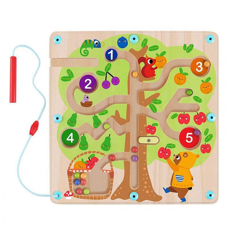 TOOKY TOY Magnetinis vaismedžių labirintas