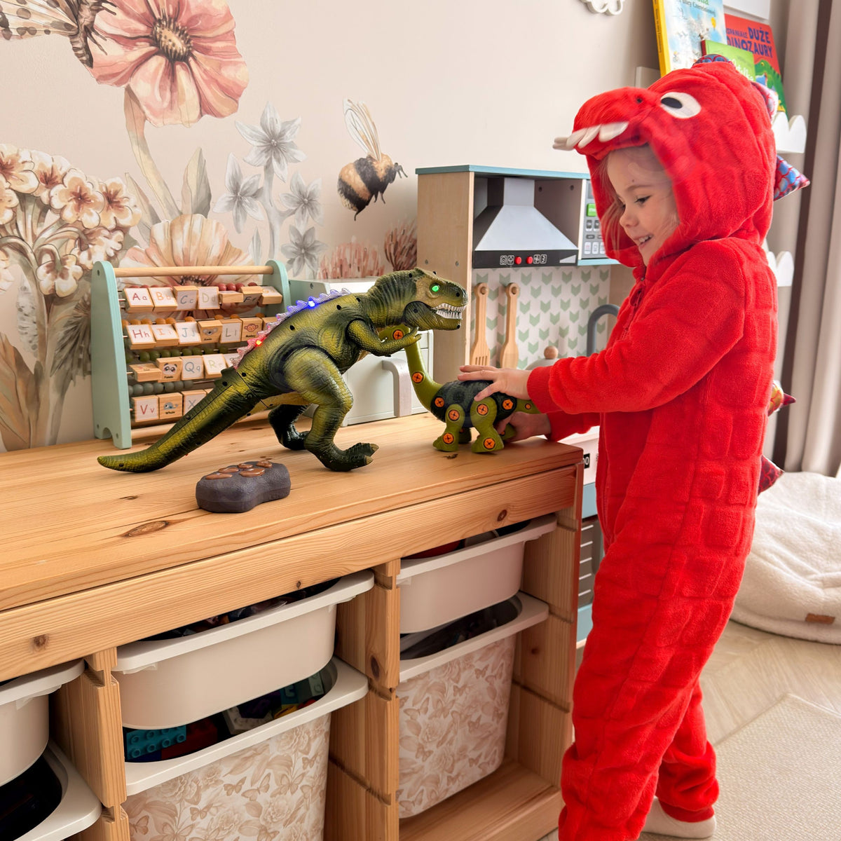 WOOPIE Radijo bangomis valdomas Dinozauras T-Rex Robotas
