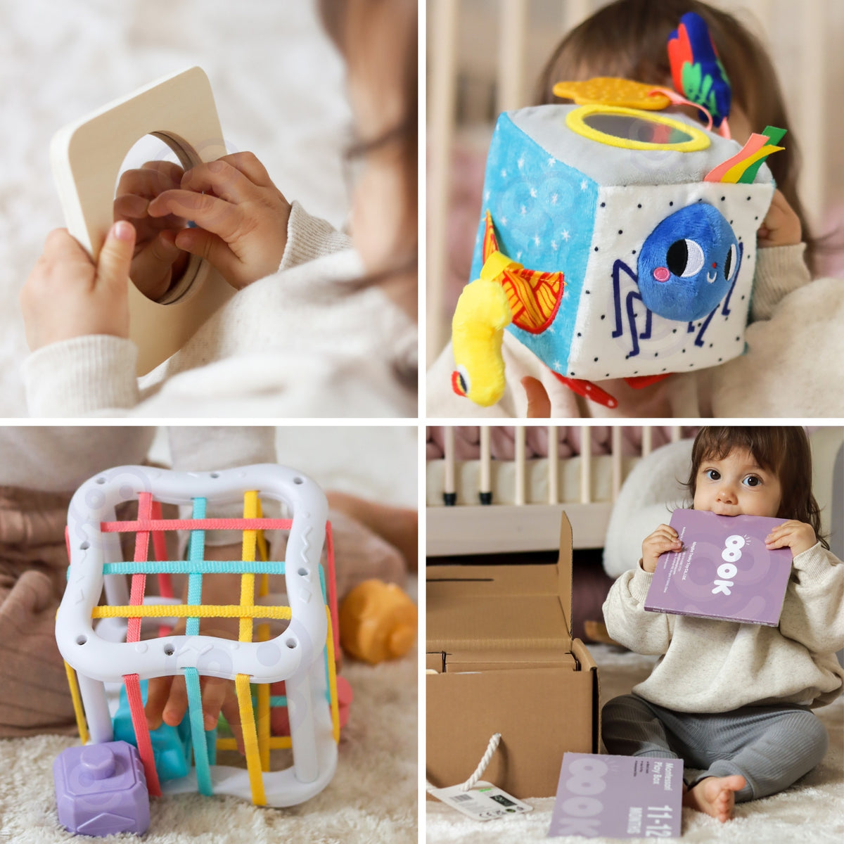WOOPIE GREEN Montessori Edukacinis Rinkinys 5in1 Kūdikiams 11-12 Mėn. FSC