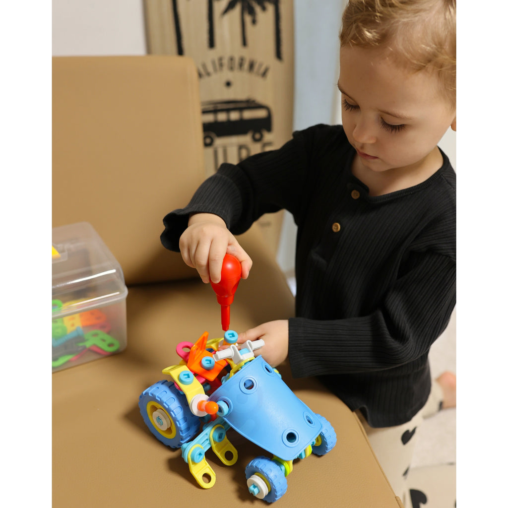 WOOPIE Konstruktorius 6in1 STEM Transporto priemonės 118 detalių