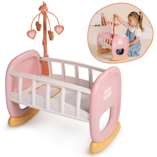 SMOBY Baby Nurse Lopšys lėlėms su karusele – pagrindinis vaizdas