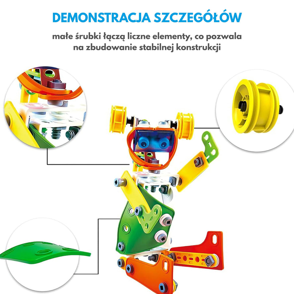 WOOPIE Konstruktorius 5in1 Transporto Priemonės 163 dalys