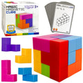 WOOPIE Tetris Kubas Magnetinė Dėlionė su Kortelėmis