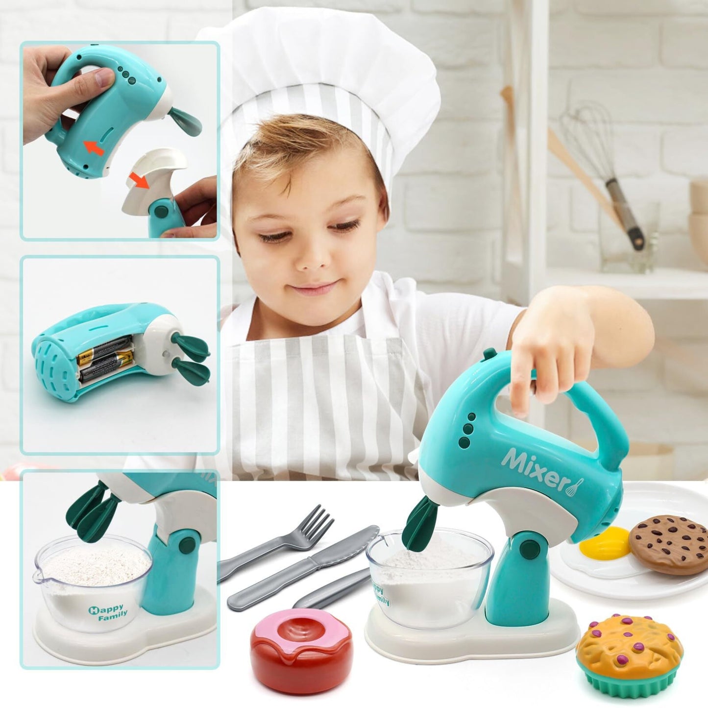 WOOPIE 3-in-1 Virtuvės Prietaisų Rinkinys: Kavos Aparatas, Mikseris, Blenderis