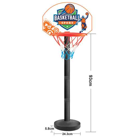 WOOPIE Krepšinio rinkinys su kamuoliu ir stovu, 93 cm – pagrindinis vaizdas