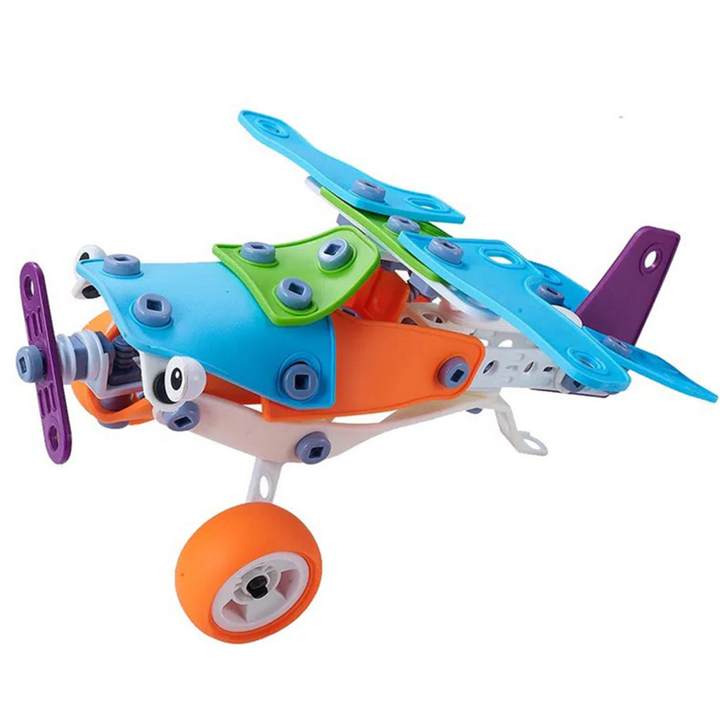 WOOPIE Konstruktorius 5in1 STEM Transporto priemonės su įrankiais
