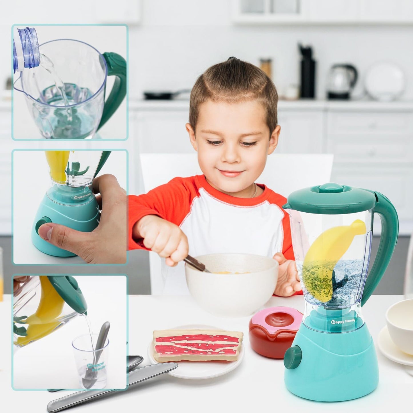 WOOPIE 3-in-1 Virtuvės Prietaisų Rinkinys: Kavos Aparatas, Mikseris, Blenderis