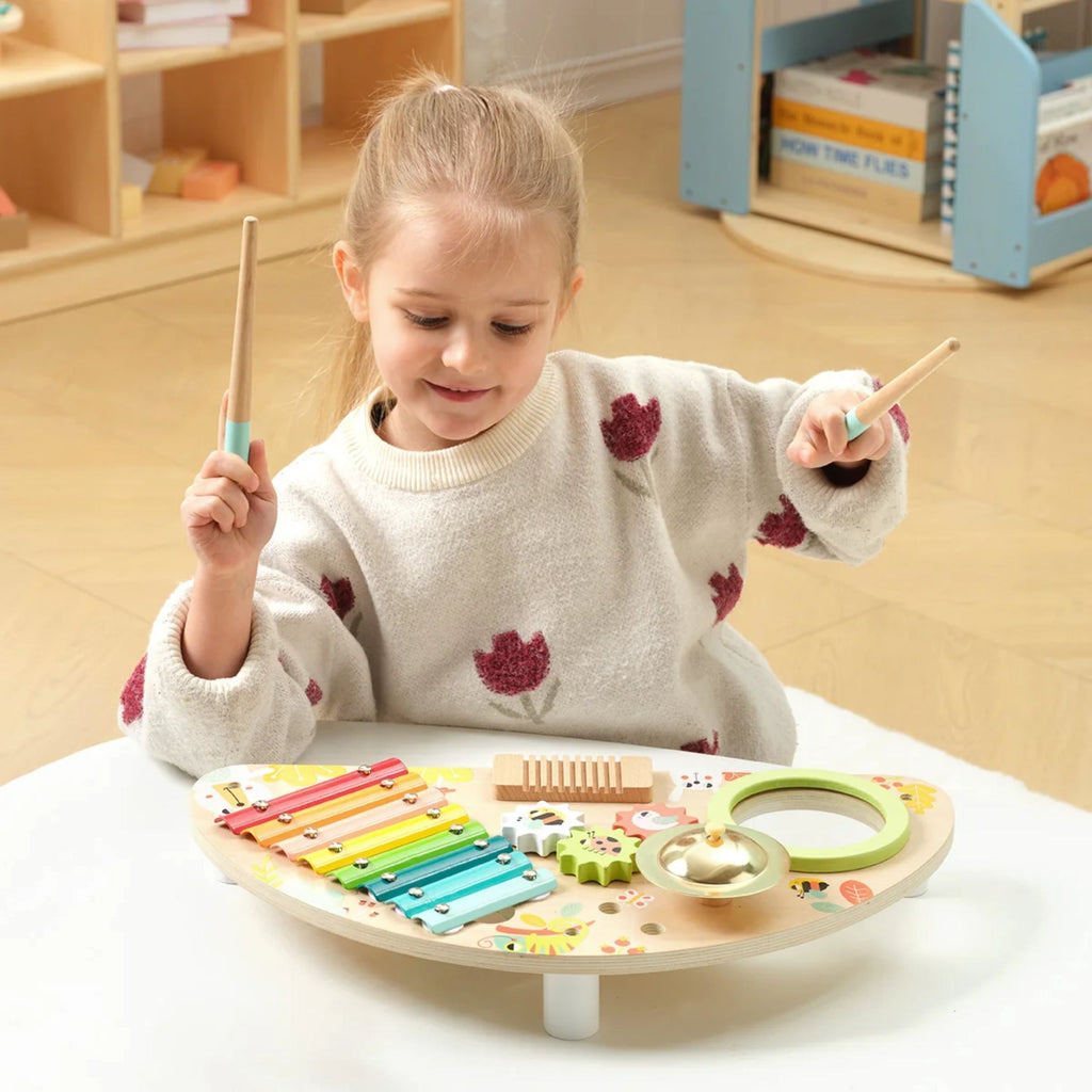 TOOKY TOY Daugiafunkcinis Muzikos Centras – Ksilofonas, Būgnas, Cimbolai