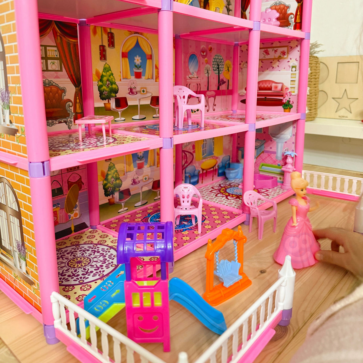 WOOPIE Mega Vila Lėlių Namas LOVELY HOUSE 194 dalys