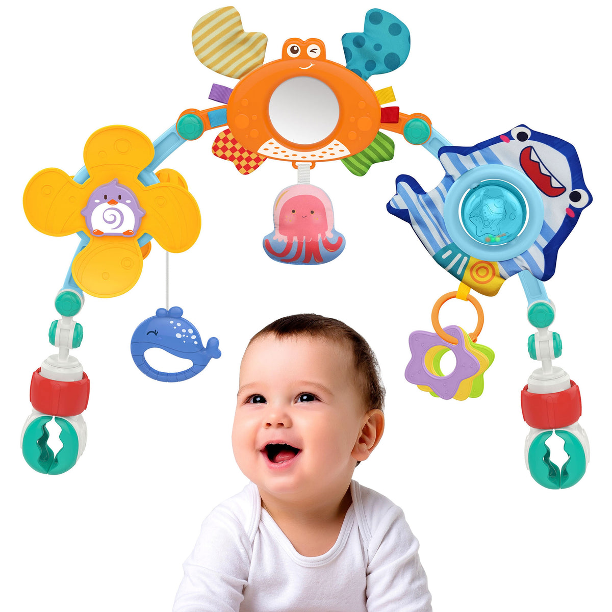 WOOPIE BABY Lavinamasis Lankas su Jūrų Gyvūnais