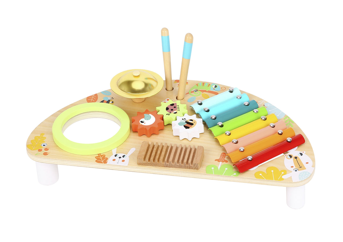 TOOKY TOY Daugiafunkcinis Muzikos Centras – Ksilofonas, Būgnas, Cimbolai